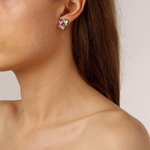 Серьги Dyrberg Kern VIENA SG ROSE/GREEN 420101