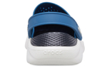 Crocs card Crocs LiteRide round head lightning hole shoes for men and women the same blue