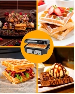 Вафельница Profi Cook PC-WA 1240 inox, термостат, быстрый нагрев