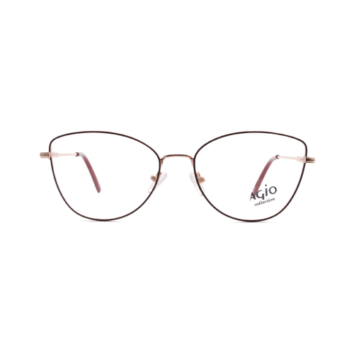 Оправа бабочка Agio 70226 с4 бордово-золотая