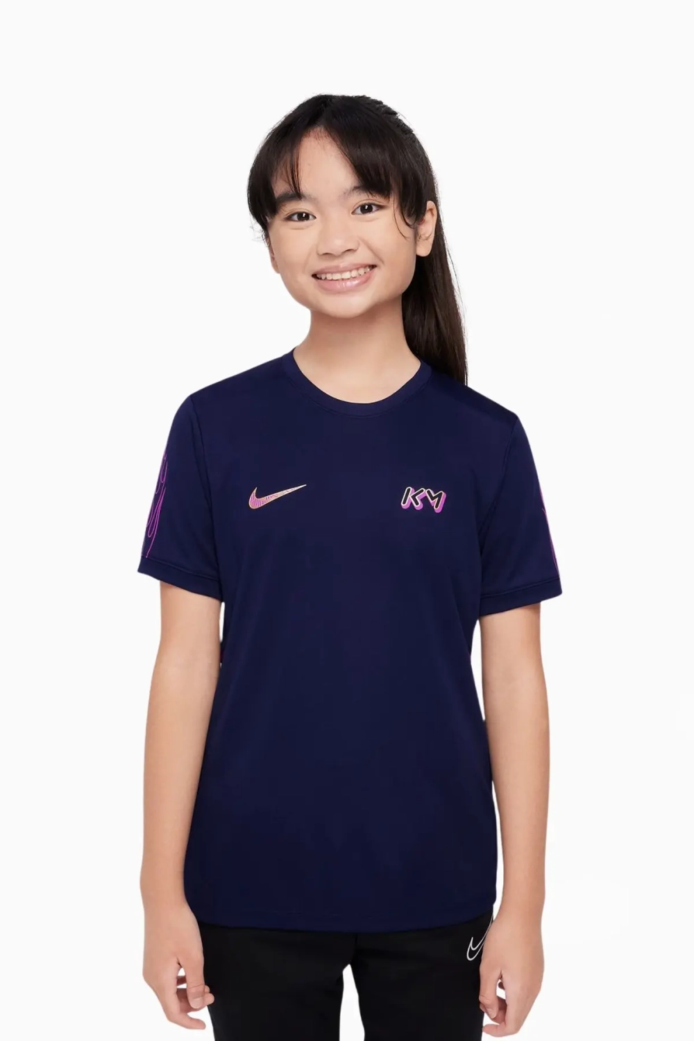 Футболка Nike Kylian Mbappé Academy Junior - темно-синий