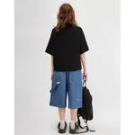 Футболка SoWhat? Logo укороченная черная