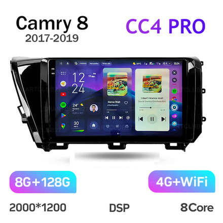 Teyes CC4 Pro 10,2" для Toyota Camry 8 2017-2019