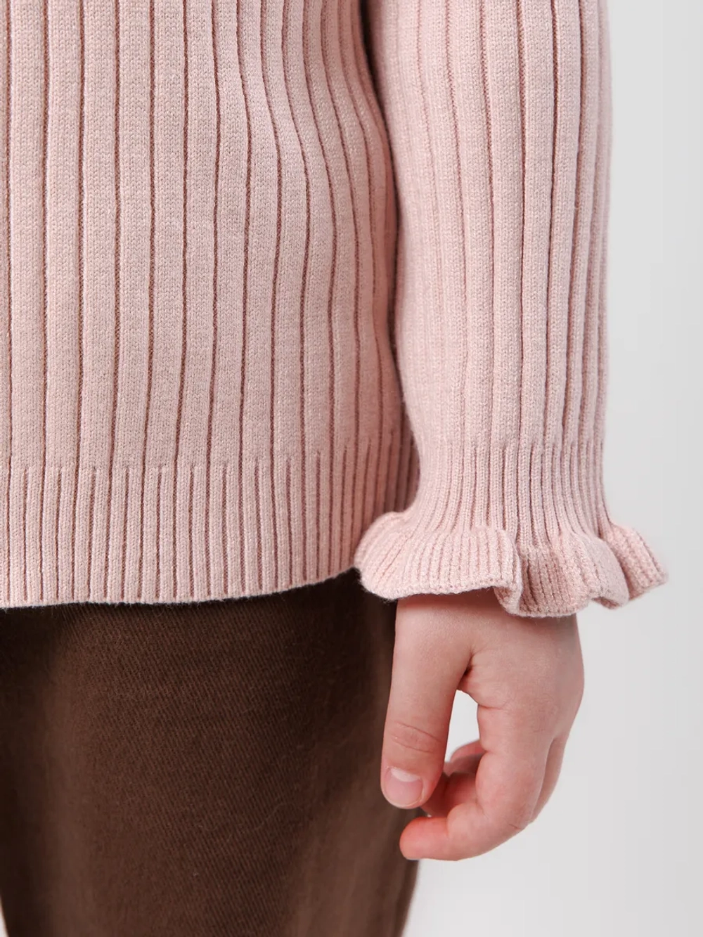 Джемпер для девочки с воланами