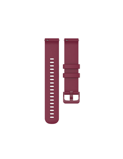 Ремешок 20 мм для Garmin Forerunner 55/245/645, Venu, Venu Sq, Venu 2 Plus, Vivoactive 3, Vivomove быстросъемный пряжка в цвет (Quick Release) (Вишневый)