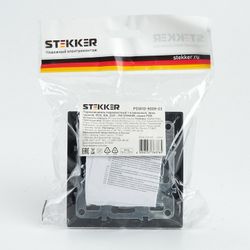 Переключатель перекрестный одноклавишный Stekker Эрна 39927