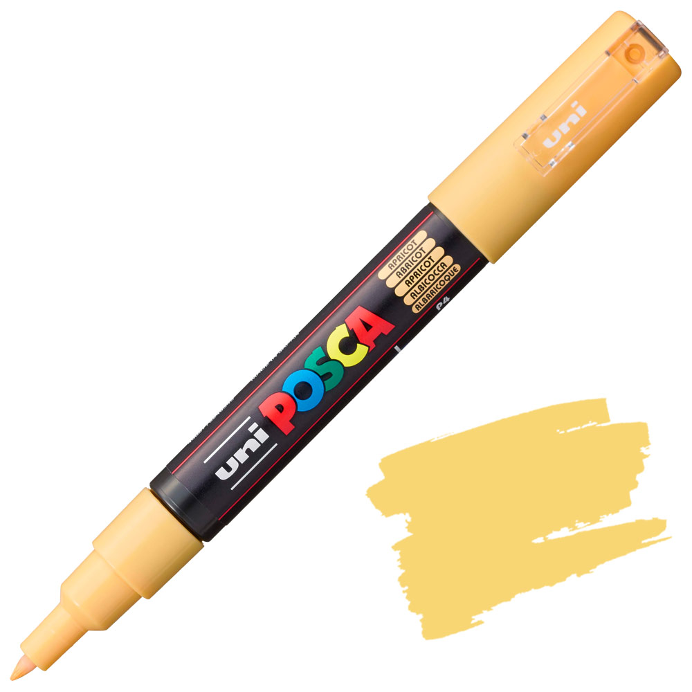 Маркер UNI POSCA PC-1M, 0.7 мм. Apricot