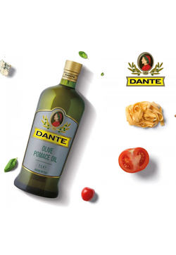 Оливковое масло DANTE di Sansa di Oliva (Pomace) 1 л рафинированное Италия