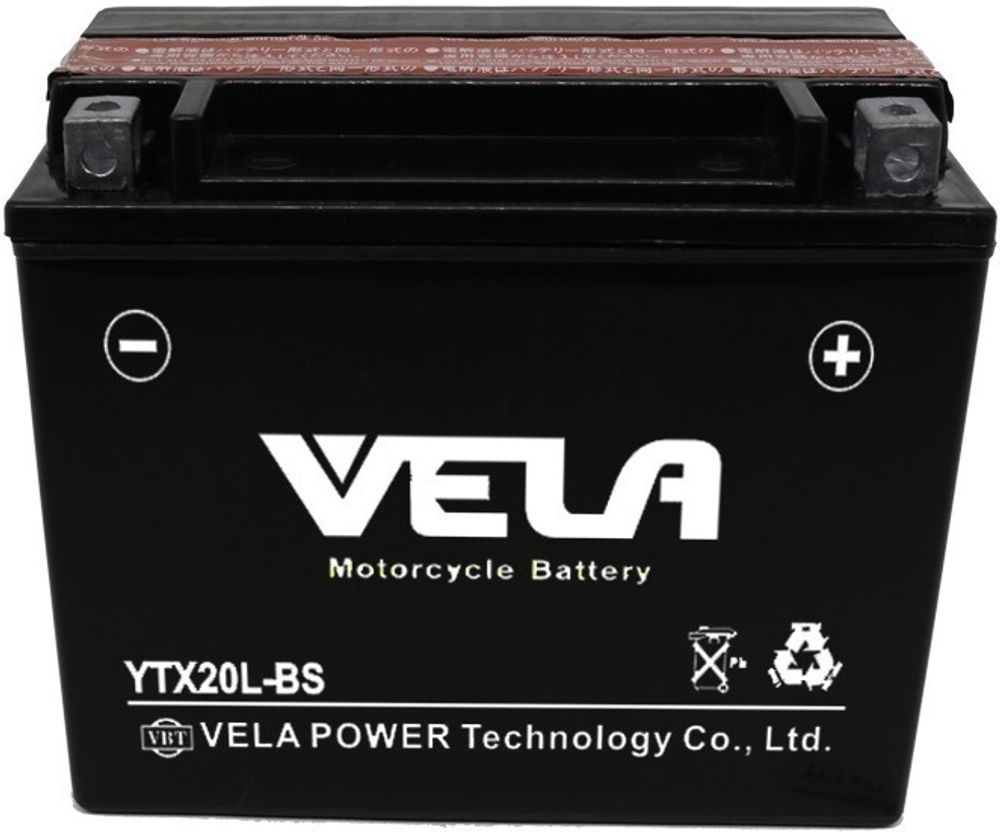 VELA YTX9-BS аккумулятор