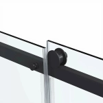Душевой уголок Vincea Como Soft VSR-1CS8014CLB 140x80 стекло прозрачное/профиль черный