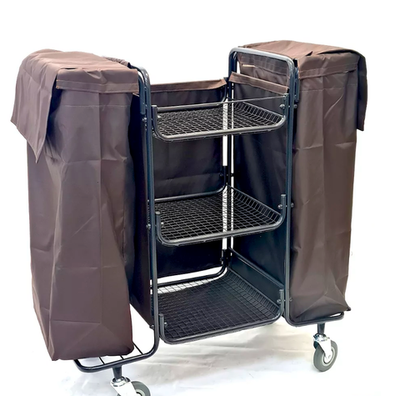 Тележка разборная для горничной, коричневый мешок