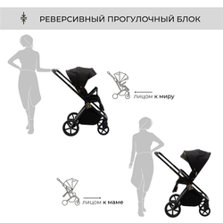 Детская коляска Sweet Baby Elegante 2 в 1 SBL GL Black