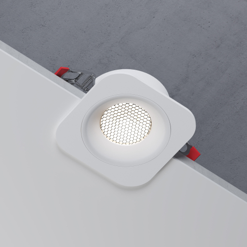 Встраиваемый светодиодный светильник Elektrostandard Tetro 15276/LED 10W 3000K белый