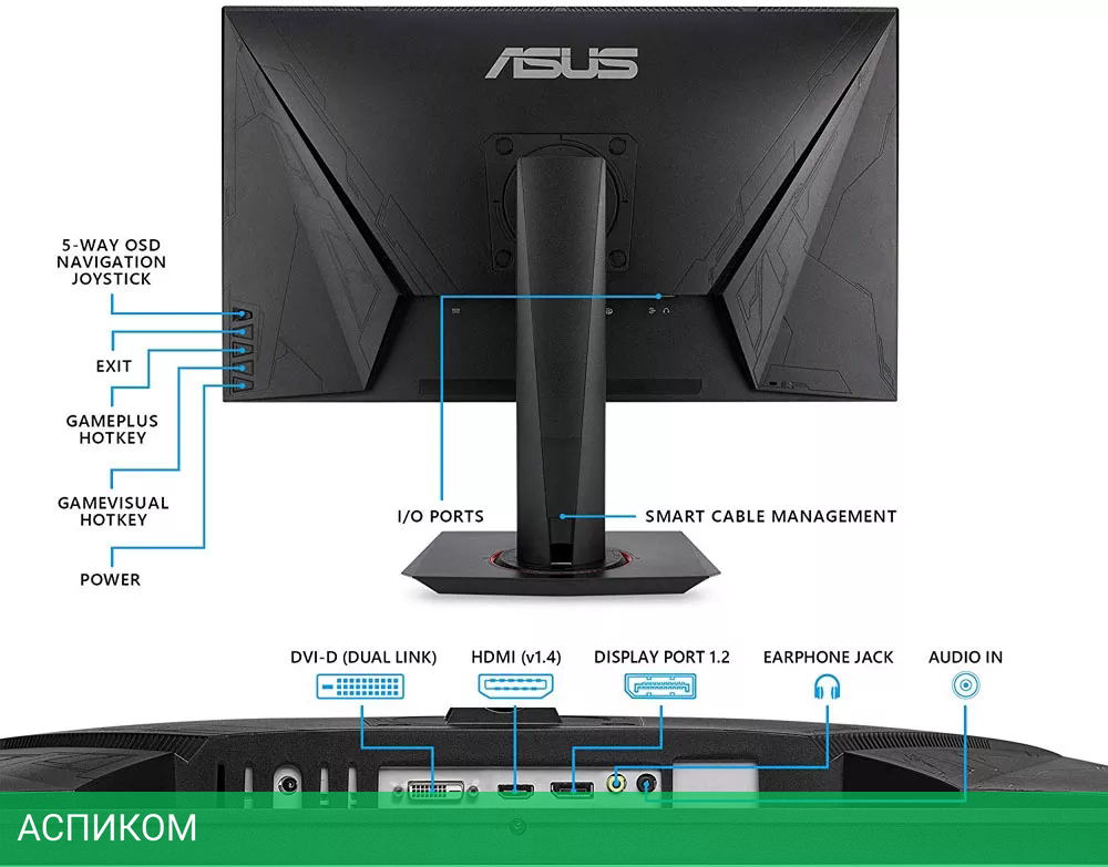 Монитор Asus VG278QR