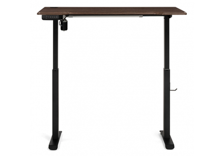 Компьютерный стол Woodville Маркос с механизмом подъема 120х75х75 черный, кантри орех