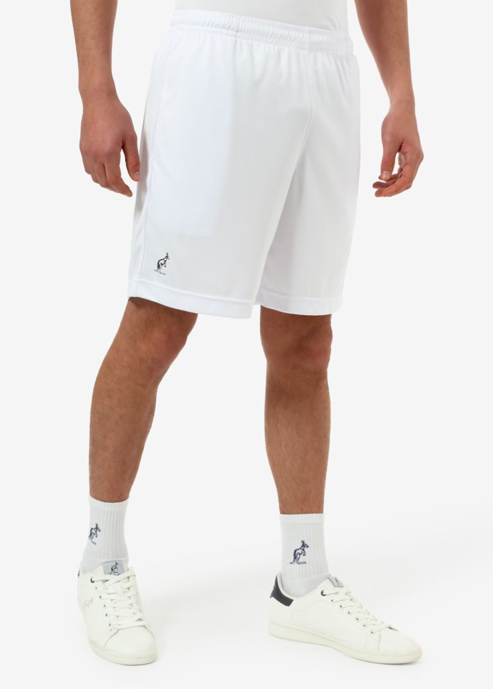 Мужские теннисные шорты Australian Printed Ace Short - bianco