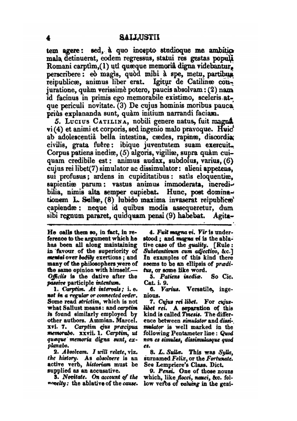 The Bellum Catilinarium of Sallust, and Cicero's four orations against Catiline | Marcus Tullius Cicero