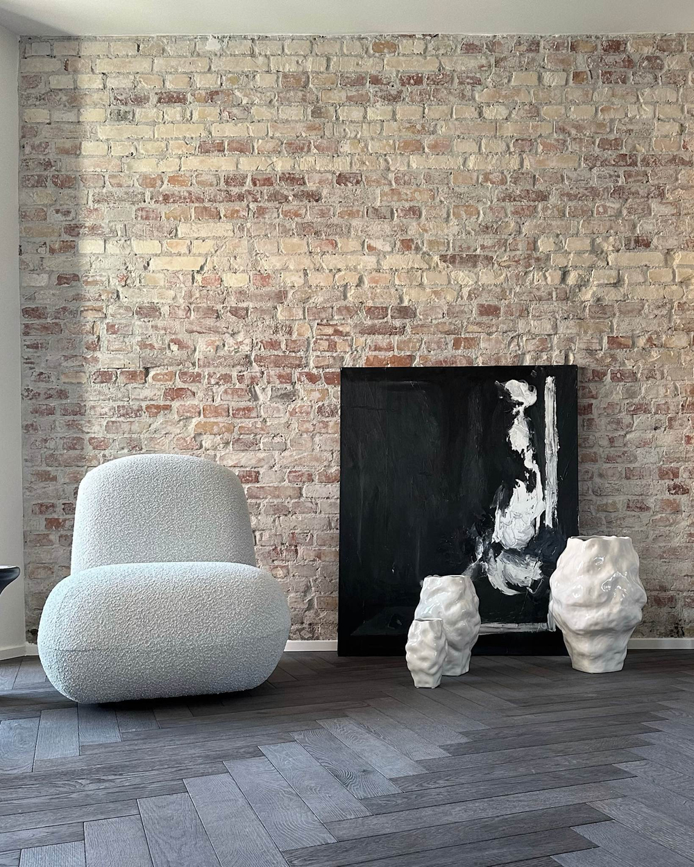 Ваза 101 Copenhagen Katachi Vase, Medio - High Glaze Birch