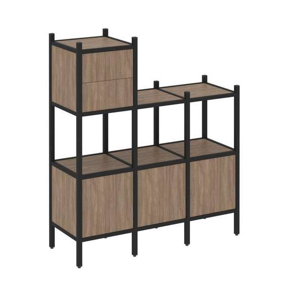 Лофт Прямой стеллаж VR.L-13  1278*446*1458