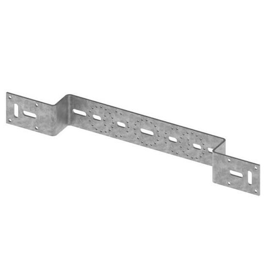 Усиленная монтажная пластина TECE для трёх настенных уголков из оцинкованной стали (арт. 721005)