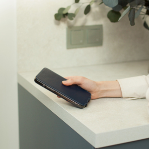 Чехол для iPhone 12 Pro Max из натуральной кожи теленка,  цвета индиго