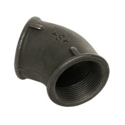 Угольник чугунный неоцинкованный 45° внутренняя/внутренняя резьба