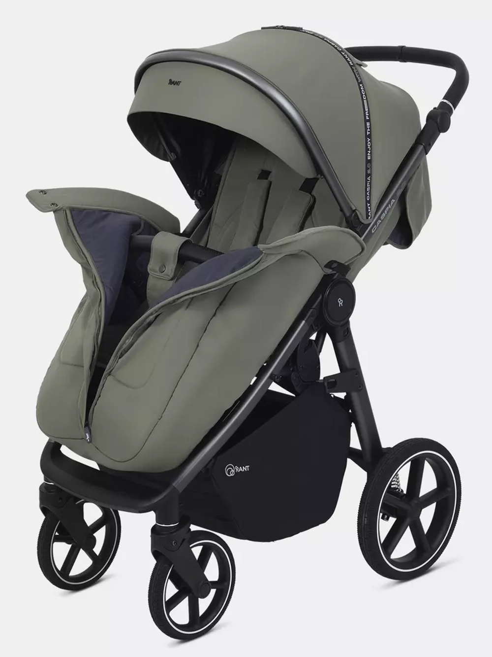 Коляска детская RANT "CASPIA soft" RA100 Olive