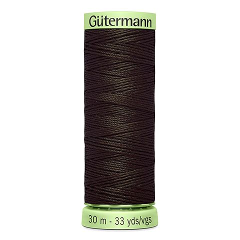 Нить Top Stitch 30/30 м для декоративной отстрочки, Gutermann, 697 венге