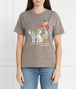 Футболка TRI BLEND POLO RALPH LAUREN - серый(211920620)