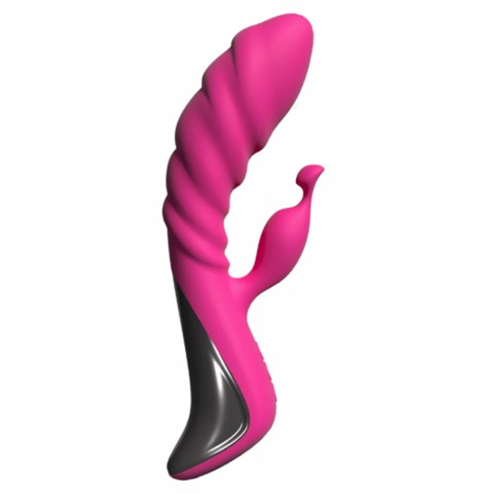 Вибратор-кролик Trigger розовый Adrien Lastic (20.7 *4 см.)
