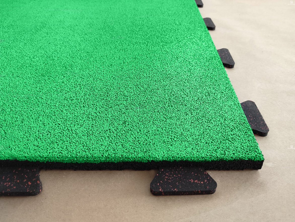 Резиновая плитка EcoStep Gym EPDM 990х990 (30мм) со скрытыми замками