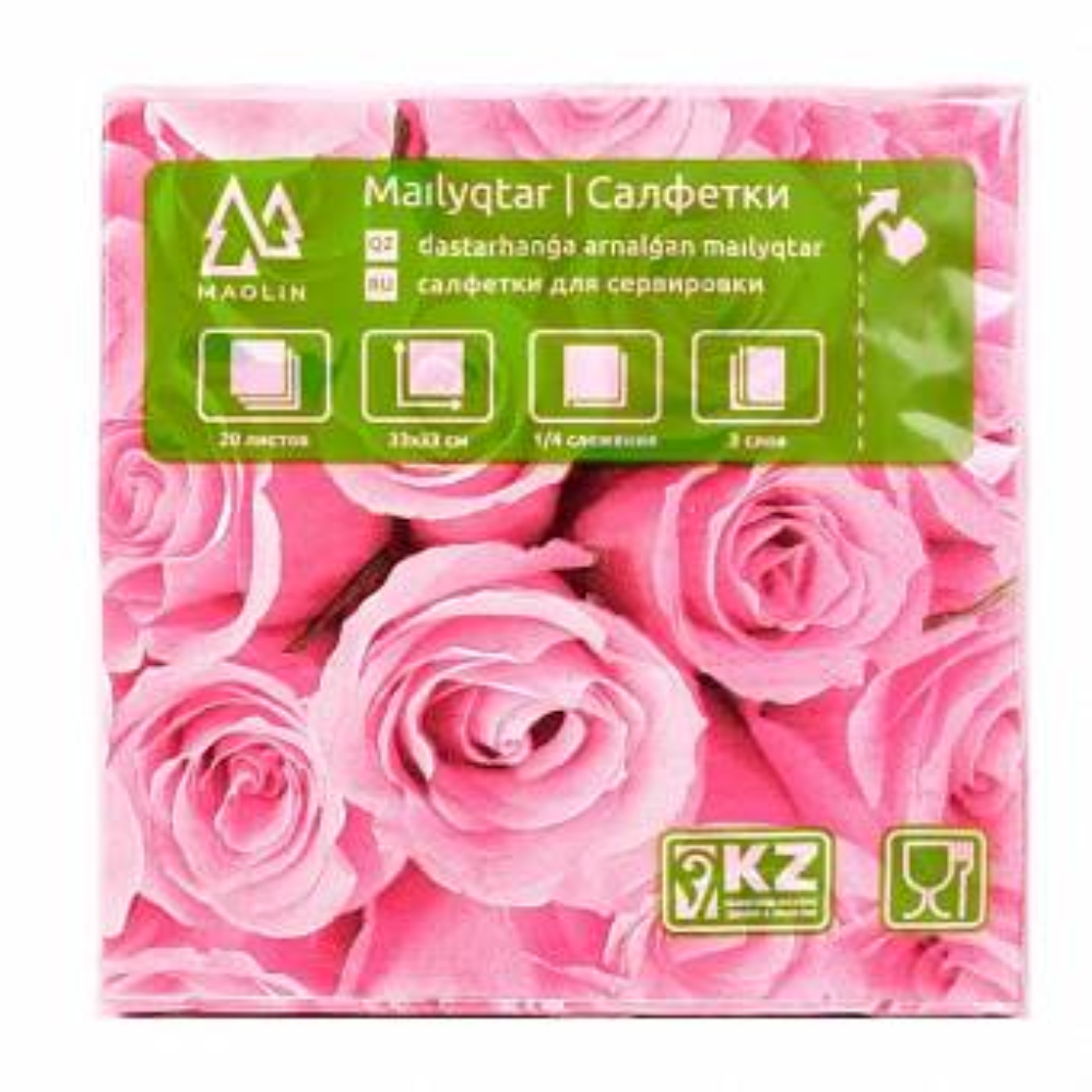 Салфетки для сервировки Маолин с розочками