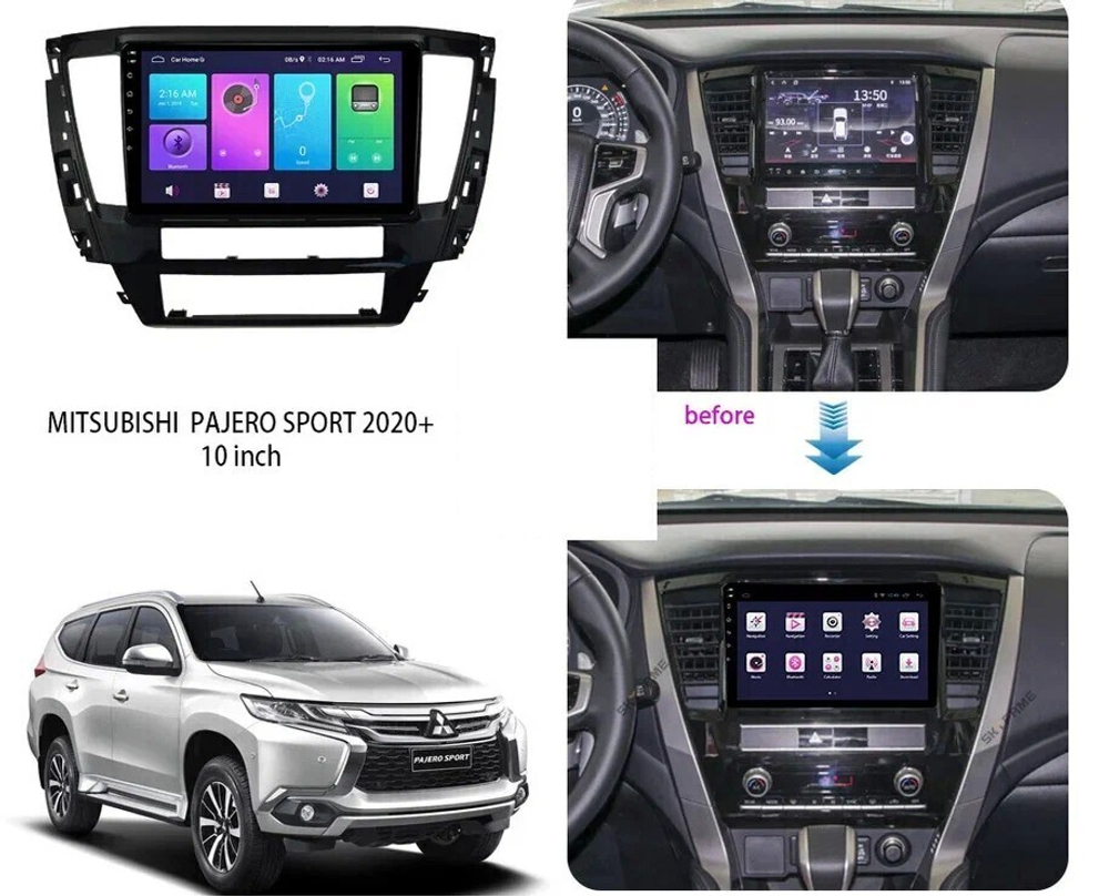 Магнитола для Mitsubishi Pajero Sport 3 2020-2024, Montero Sport - Redpower 85426 PRO/PROmax ТОП звук, 2K QLED, Android 14, CarPlay, 4G SIM-слот