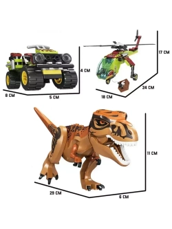 Конструктор Динозавры Погоня Тираннозавра Рекса 319 деталей