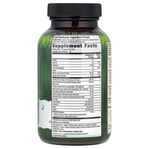 Irwin Naturals, Inflamma-Less, 80 гелевых капсул