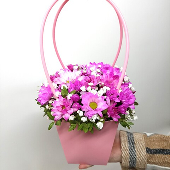 Сумочка хризантем Фламинго