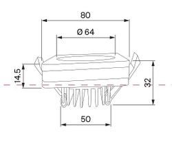 Встраиваемый светильник Maytoni Phanton DL303-L7W4K