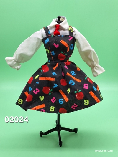 Одежда для куклы Барби винтаж платье 02024