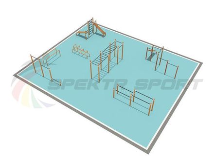 Районная площадка для Воркаут и GTO 4_76mm