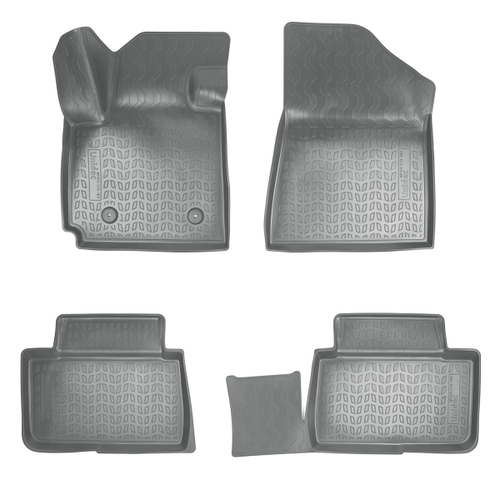 Ковры в салон Norplast/Unidec для Changan CS55 (2019-)Полиуретан,Серый, арт.NPA11-C13-160-G