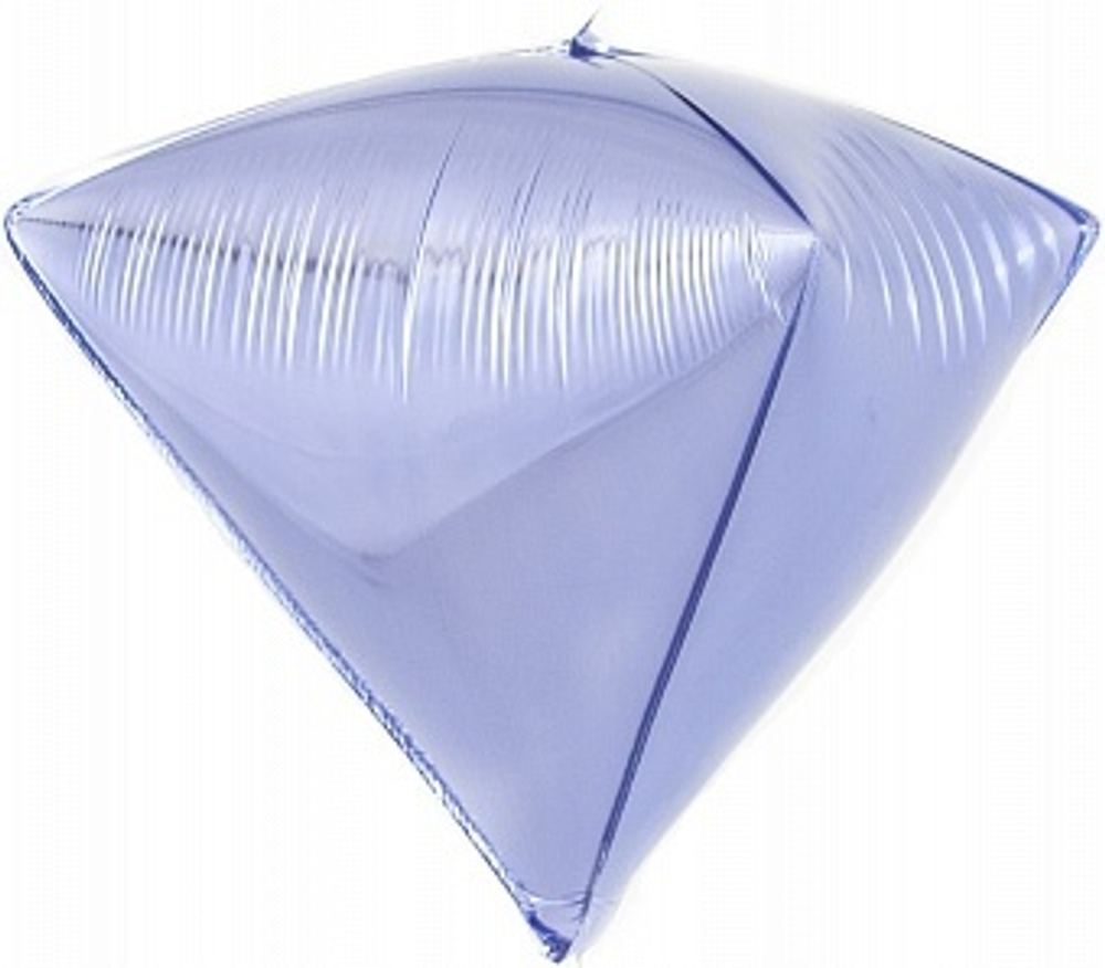 Шар 3D (20''/51 см) Алмаз Сиреневый