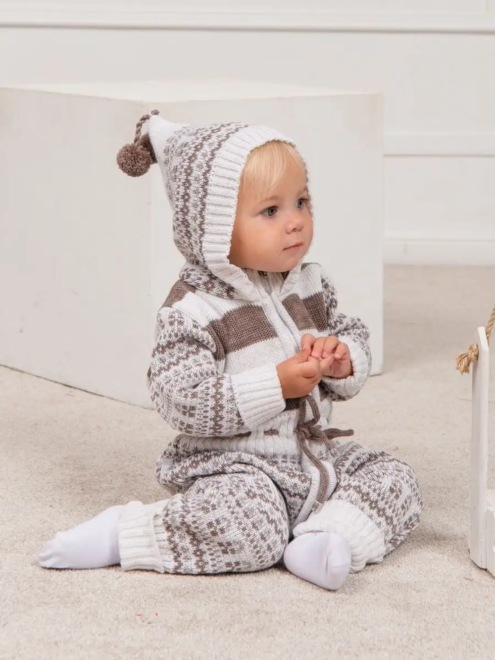 Комбинезон вязаный