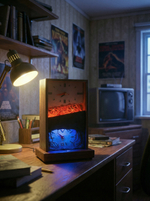 Настольные часы "Изнанка" - арт-объект с двумя циферблатами и подсветкой