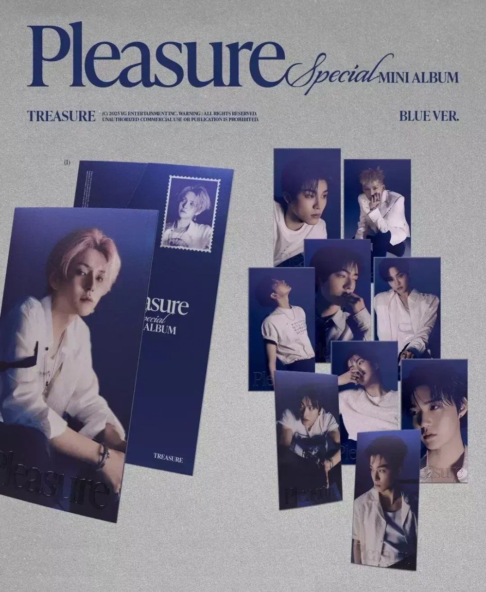 Альбом TREASURE - PLEASURE [Blue ver.] (Доён)