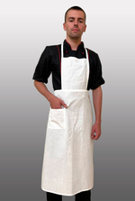 Фартук повара с грудкой (бязь) белый 100% хлопок