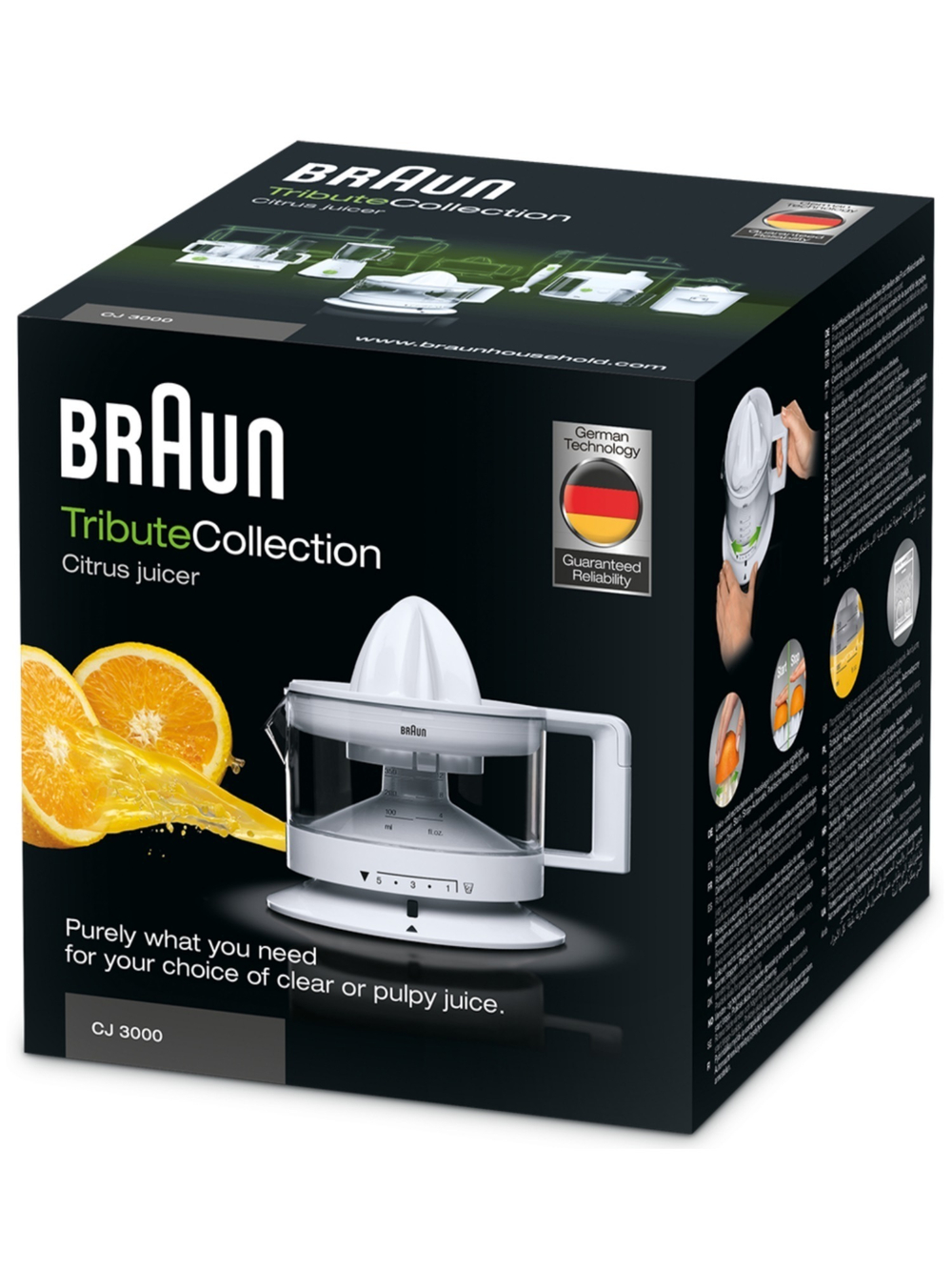 Соковыжималка Braun Tribute CJ3000 WH