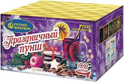 Р7035 Салют "Праздничный пунш" (0,6" х 100 залпов)