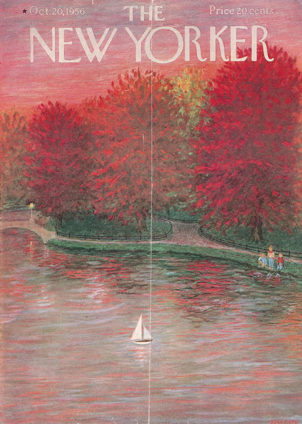 Журнал The New Yorker 20-10-1956, обложка