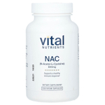 Vital Nutrients, NAC, 600 мг, 100 веганских капсул