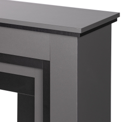 Каминокомплект:Очаг Electrolux Classic EFP/P-1020LS, портал Grado Classic графит, черный